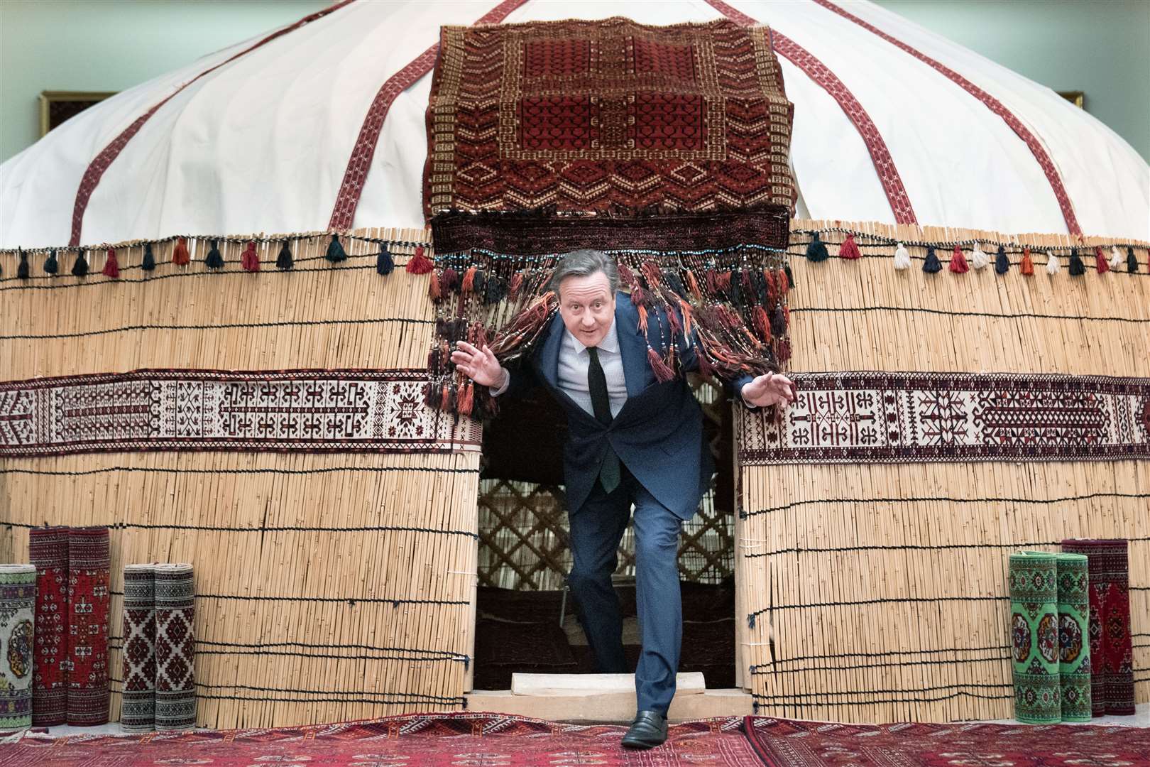 Foreign Secretary Lord David Cameron is touring central Asia (Stefan Rousseau/PA)