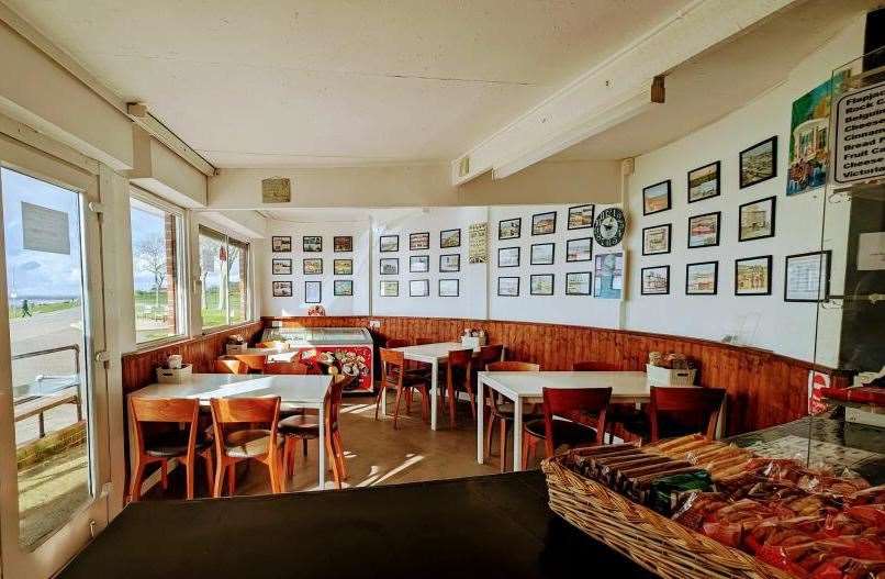 The Lookout Cafe in Ramsgate offers 20 covers inside and 40 outside. Photo: Oakwood Commercial