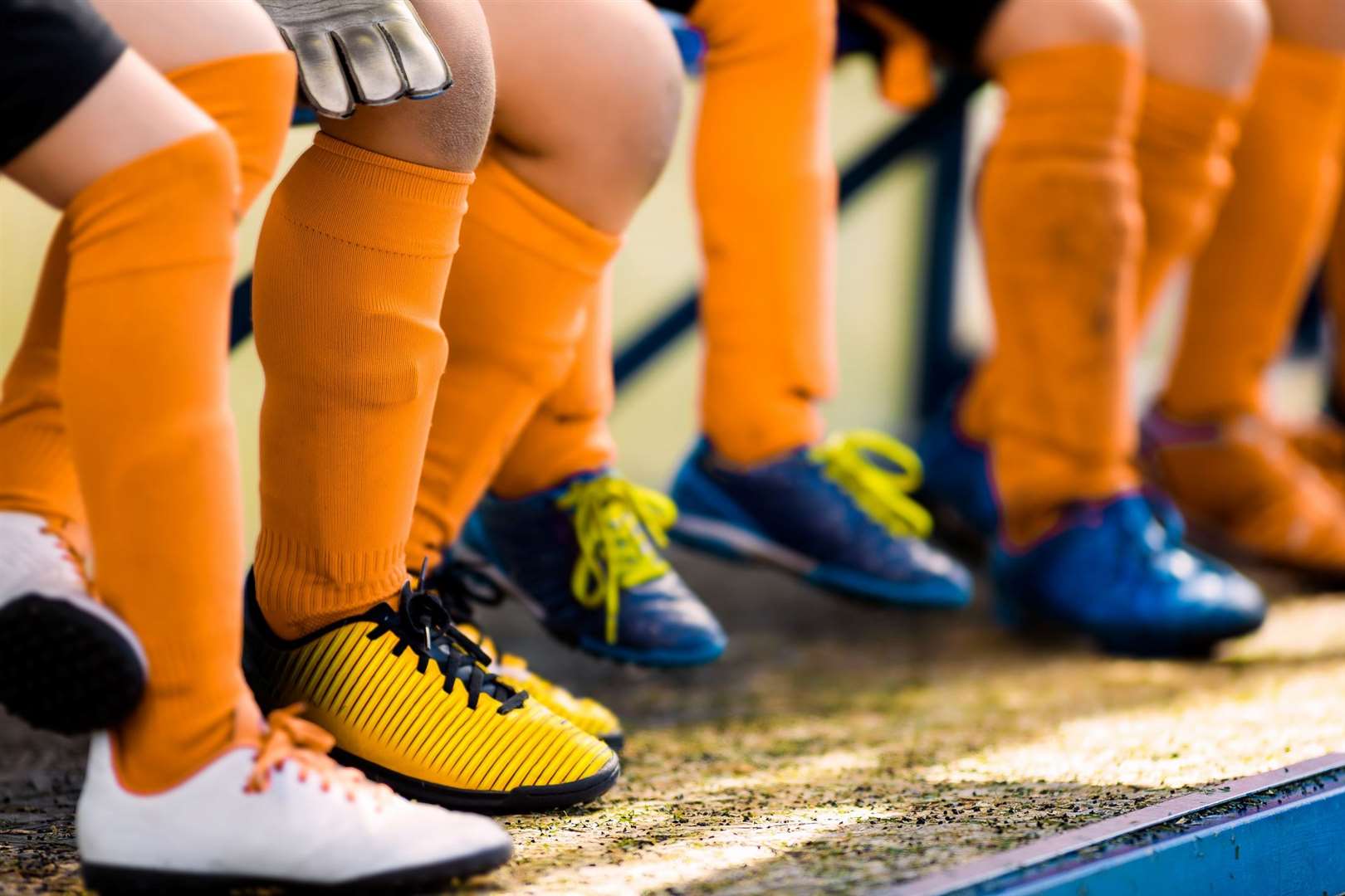 The FA is asking players to make sure their shins are properly covererd with pads. Image: iStock.